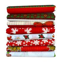 Kit 3 Toalhas De Mesa Estampa De Natal P/ Mesa C/4 Cadeiras Ceia Almoço Janta