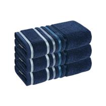 Kit 3 Toalhas de Rosto Fio Penteado Lumina Karsten Maciez e Durabilidade