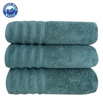 Kit 3 Toalhas Gigante Twist Algodão Fio Penteado Macia Kit 3 Toalhas Gigante Twist Algodão Fio Penteado Macia