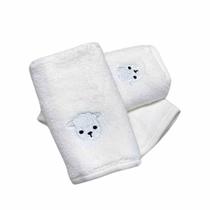 Kit 3 Toalhinhas De Boca Bebê Macias Ultra Absorventes Babita Fraldinha Paninho Cueirinha Lencinho