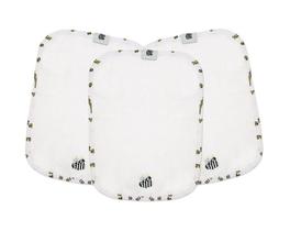 Kit 3 Toalhinhas de Boca Bebê Santos Oficial