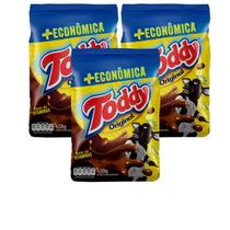 Kit 3 Toddy Original 1,02kg Fonte De Vitaminas +Cálcio