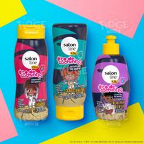 Kit 3 ToDeCachinho Kids Cabelos Ondulados Cacheados Crespos Infantil Shampoo + Condicionador + Creme Pentear - Salon Line