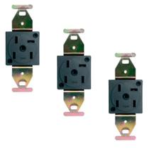 Kit 3 Tomada Embutir P/ Telefone Tipo Telebras Pial 5003 Kit 3 Tomada Embutir P/ Telefone Tipo Telebras Pial 5003