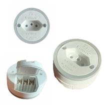 Kit 3 Tomada Externa De Sobrepor 10a 2pinos Acesso Traseiro Lester