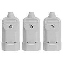 Kit 3 Tomada Fêmea S/ Pino 3p 10a Melhor Qualidade Margirius