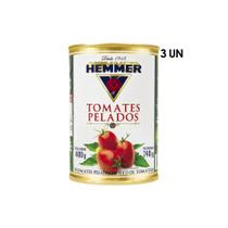 Kit 3 Tomates Pelados Inteiros 240g Hemmer