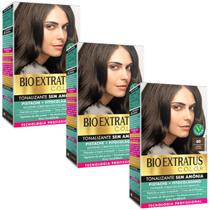 Kit 3 Tonalizante Bio Extratus 60 Louro Escuro Tecnologia Profissional Kit 3 Tonalizante Bio Extratus 60 Louro Escuro Tecnologia Profissional