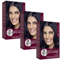 Kit 3 TONALIZANTE HASKELL 100 PRETO AZULADO Kit 3 TONALIZANTE HASKELL 100 PRETO AZULADO