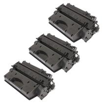 Kit 3 Toner Compatível HP 05X CE505X CE280X M425 2055 M401