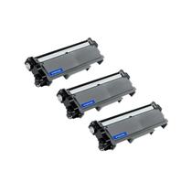 Kit 3 Toner Preto Compatível com Brother TN2340 TN2370 TN660 para L2320 L2720 L2740 L2700 L2520 L2320d L2360dw L2540dw
