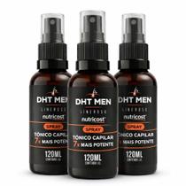 Kit 3 Tônico Capilar DHT Men Spray 120ml Nutricost - Atacado Kit 3 Tônico Capilar DHT Men Spray 120ml Nutricost - Atacado
