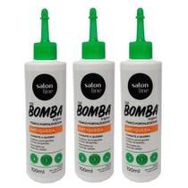 Kit 3 Tônico Fortalecedor Antiqueda SOS Bomba 3x100ml - Salon Line
