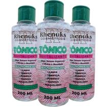 Kit 3 Tônico Revitalizante Remove Impurezas 200ml Rhenuks