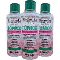 Kit 3 Tônico Revitalizante Remove Impurezas 200Ml Rhenuks