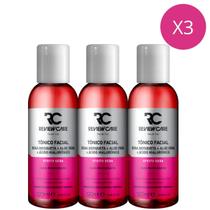Kit 3 Tônicos Facial Efeito Seda Rosa Mosqueta, Aloe Vera e Ácido Hialurônico 120ML Review Care Kit 3 Tônicos Facial Efeito Seda Rosa Mosqueta, Aloe Vera e Ácido Hialurônico 120ML Review Care