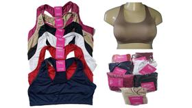 kit 3 Top Feminino Nadador Academia Reforçado Sem Bojo Atacado Revenda Sacoleira M-G-GG - Bs Distribuidora