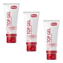 Kit 3 Top Gel Ibasa 100 Gr Dor Muscular