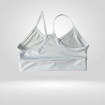 Kit 3 Top Nadador Conforto Feminino Sem Bojo Fitness Sutiã Esportivo