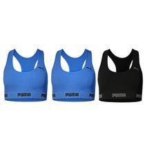 Kit 3 Top Puma Feminino Original Nadador Academia Fitness - Kit 3 Top Puma Feminino Original Nadador Academia Fitness -