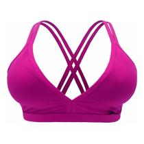 Kit 3 Tops Fitness Com Bojo Suplex Strappy Academia Treino