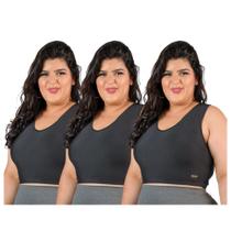Kit 3 Tops Nadador Fitness Feminino Treino Alta Sustentação Kit 3 Tops Nadador Fitness Feminino Treino Alta Sustentação