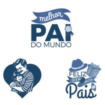 Kit 3 Totens Display MDF Adesivado Dia dos Pais 25cm