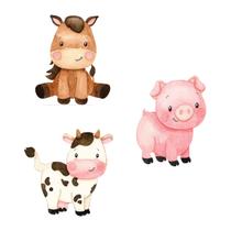 Kit 3 Totens Display MDF Adesivado Pézinho Fazendinha Kit 3 Totens Display MDF Adesivado Pézinho Fazendinha