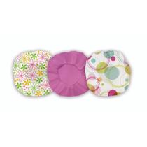 Kit 3 Touca de Banho c/ Elástico Prova d'Água Reutilizável Estampas Sortidas - Pronta entrega