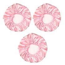 Kit 3 Touca de Cetim Anti Frizz Toca para Dormir Cabelo Alinhado