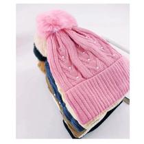 Kit 3 Touca Gorro De Inverno Unissex Com Pompom Forrado Lã Confortável