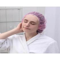 Kit 3 Toucas de Banho Reutilizavel Plastico a Prova D'agua Elastico Kit 3 Toucas de Banho Reutilizavel Plastico a Prova D'agua Elastico