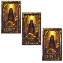 Kit 3 Tradicional Tarô Egípcio 78 Cartas Plastificadas