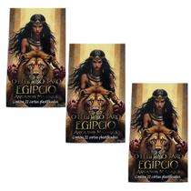 Kit 3 Tradicional Tarô Egípcio Arcanos Maiores 22 Cartas