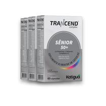 Kit 3 Trancend Completo Sênior 50+ Katiguá 60 Cápsulas Kit 3 Trancend Completo Sênior 50+ Katiguá 60 Cápsulas