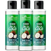 Kit 3 Tratamento Capilar Reparador de Pontas Óleo de Coco Kit 3 Tratamento Capilar Reparador de Pontas Óleo de Coco