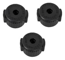 Kit 3 Trava Pratos Borboleta Prendedor Bateria Estante - Smart