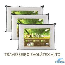 Kit 3 Travesseiro Evolátex Suporte Alto