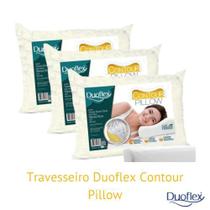 Kit 3 Travesseiros Antiácaros Duoflex - Contour Pillow