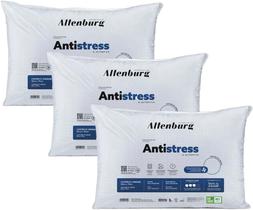 Kit 3 Travesseiros Antistress Fios de Carbono 50cm x 70cm Altenburg