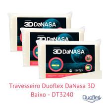 Kit 3 Travesseiros Com Maior Sustentação - 3D Nasa 10 cm