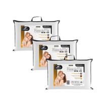 Kit 3 Travesseiros Favos de Mel - Macio