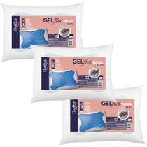 Kit 3 Travesseiros Gel Nasa Alto - 17cm Kit 3 Travesseiros Gel Nasa Alto - 17cm