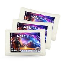 Kit 3 Travesseiros Nasa Plus Alto - BloumFlex Kit 3 Travesseiros Nasa Plus Alto - BloumFlex