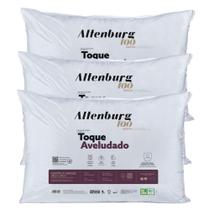 Kit 3 Travesseiros Toque Aveludado Altenburg Kit 3 Travesseiros Toque Aveludado Altenburg