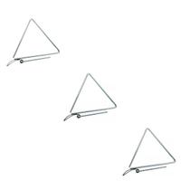 Kit 3 TRIÂNGULO PHX MUSIC 25CMX8MM 79 CROMADO BATEDOR CORDÃO