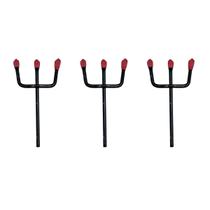 Kit 3 Tridentes Garfo Exú Ferro 10cm Ferramenta Assentamento Umbanda