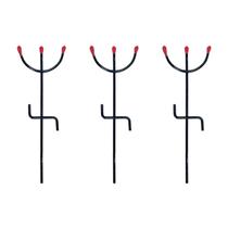 Kit 3 Tridentes Garfo Pomba Gira Ferro 20cm Ferramenta Assentamento Umbanda