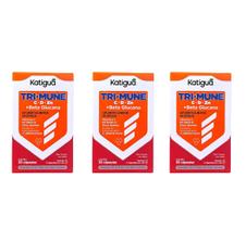 Kit 3 Trimune Vit C Vit D E Zinco + Beta Glucana 30 Capsulas