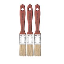 Kit 3 Trincha Pincel Verniz E Stain Atlas 3/4 Pol 396